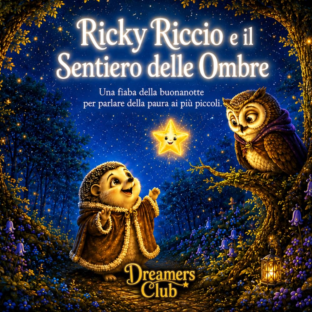 Ricky Riccio e il sentiero delle ombre: una fiaba della buonanotte per parlare della paura ai più piccoli