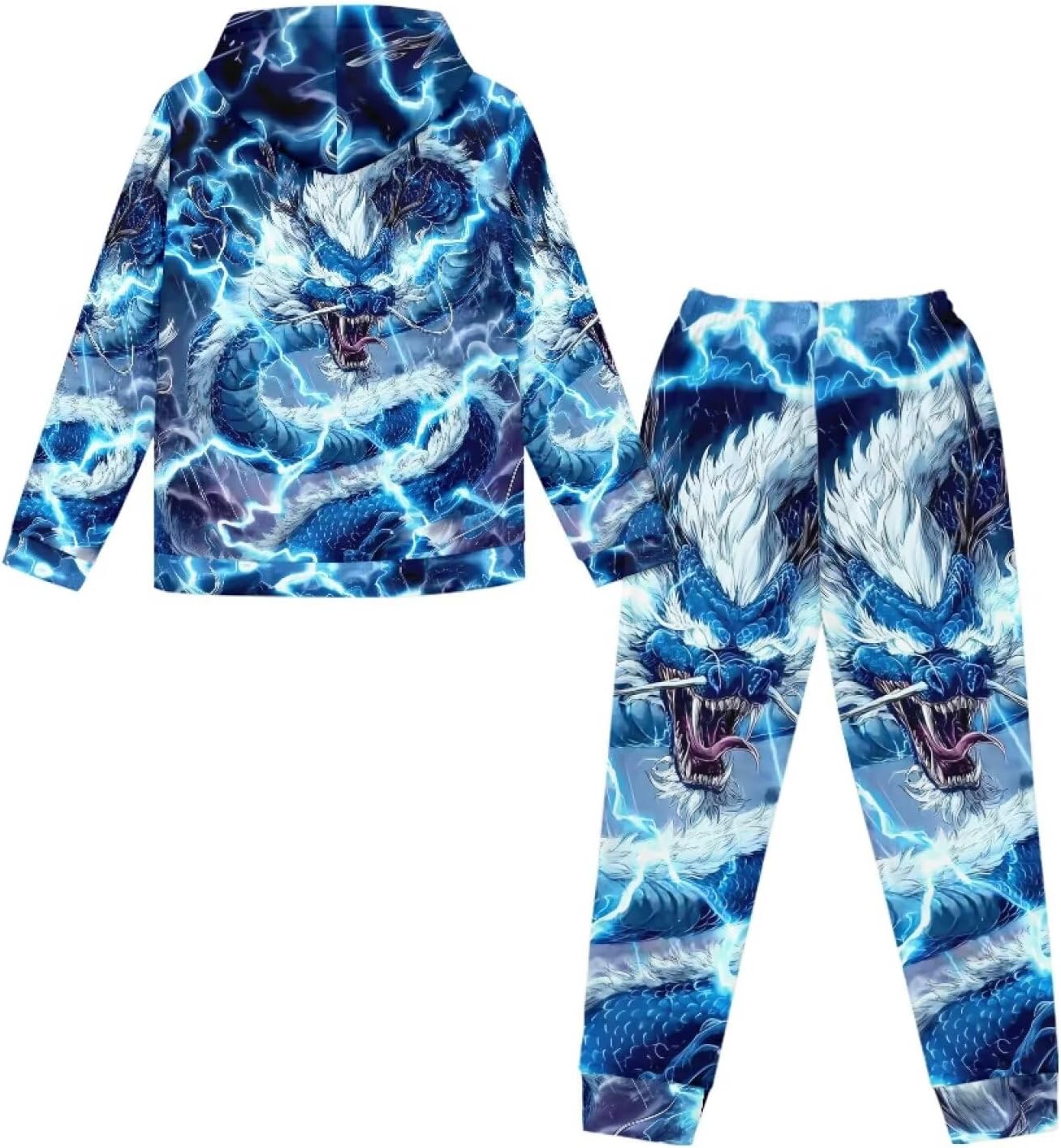 DISNIMO Hoodie for Boys Galaxy Sweatshirt and Sweatpants Set Kids Sweatsuits Hooded Jogger Sweat Pants 2 Piece