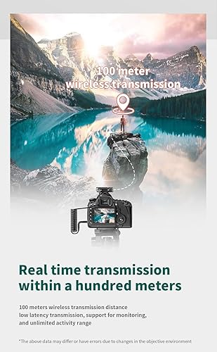 Miniatura 2 de Sistema de micrófono inalámbrico Lavalier 2.4G, (2 TX+1 RX+estuche de carga), rango de recepción de 328 pies, 45 horas de tiempo de uso, compatible