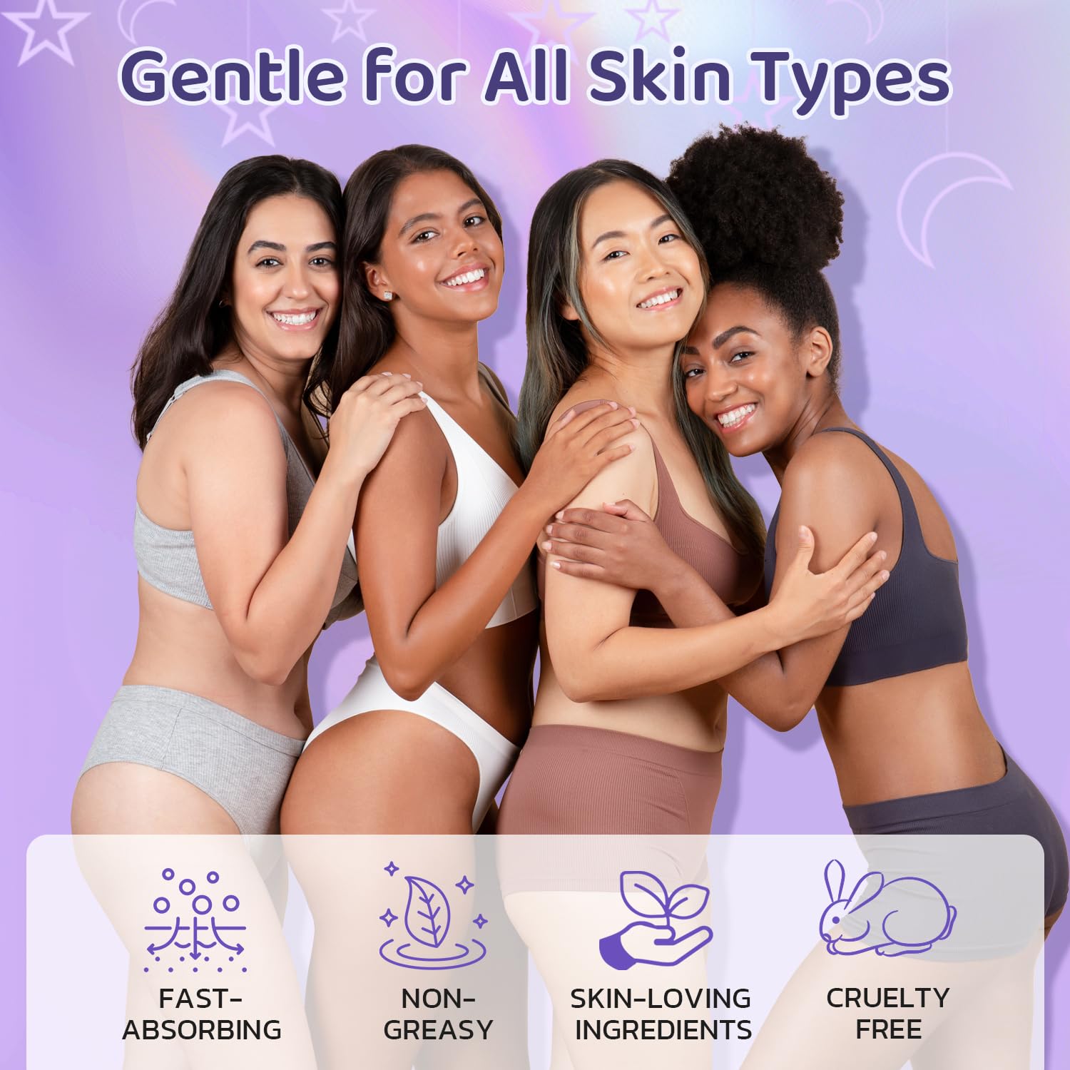 Overnight Toning Body Cream with Gua Sha Tool, Firming Lotion for Loose Skin & Improve Cellulite Appearance, Skin Tightening Cream for body, Belly, Arms, Thighs - 3.38 fl.oz - Image 9