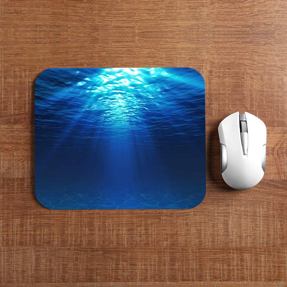 Amazon.co.jp: AOYEGO 海洋マウスパッド 深海 海底 太陽 水 海