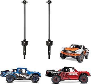 RCAWD Driveshaft 96mm & Stub Axle & Pins Set for 1/7 Traxxas UDR Unlimited Desert Racer 85086-4 Upgrades, CVD Drive Shaft Front Aluminum Hop Ups Parts for #8550, 8553 Black