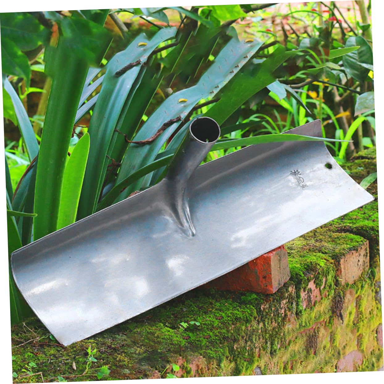 Happyyami 2 Piezas Raspador de Lodo Animales rastrillos cooperativa Exterior rastrillo de nivelación de césped Pala de jardinería Pala para Caca Palas de jardinería Acero Carbono Silver