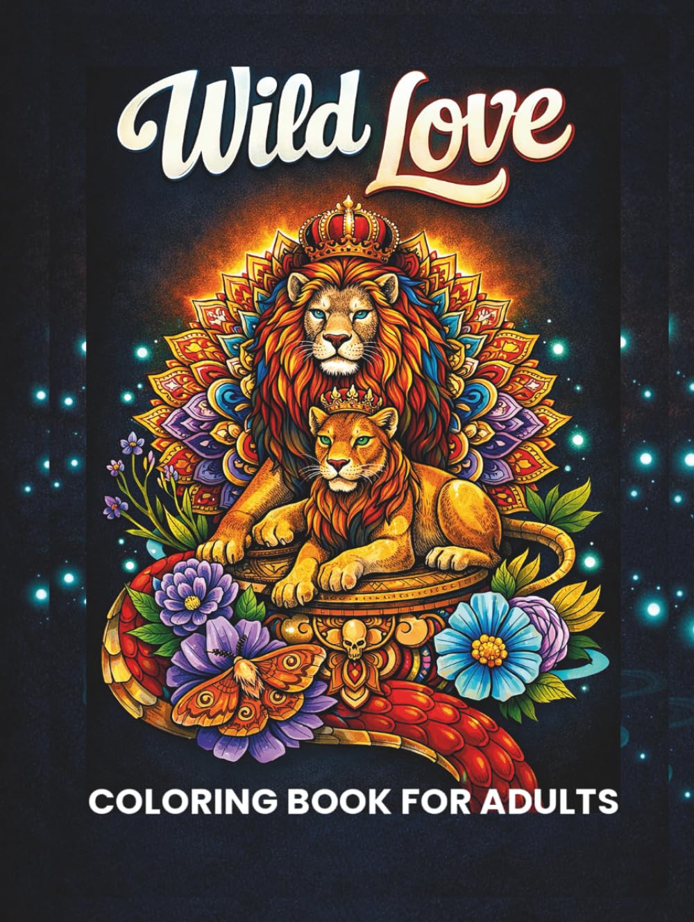 Wild Love: An Intricate Paired Animal Mandala Coloring Book for Adults