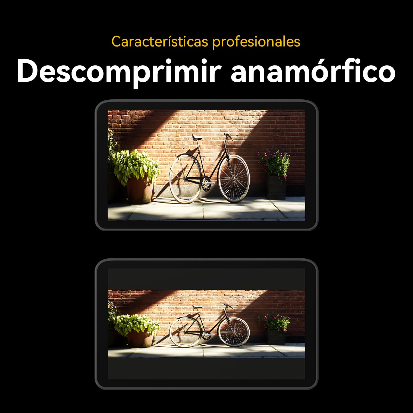Portkeys LH7C Monitor Cámara 7" con Control de Cámara, Monitor de Campo HDMI 4K Touch Focus 1000 Nits Salida 3D LUT Incluye Cable HDMI, Compatible con A7S III, FX3, A7 IV, A1