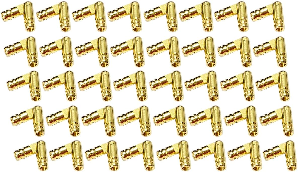 QCAA Solid Brass Invisible Barrel Hinge for Jewelry Box, Pencil Box, 18mm x 5mm (0.71" x 0.197"), Vibrated Brass, Made in Taiwan, 20 Pairs