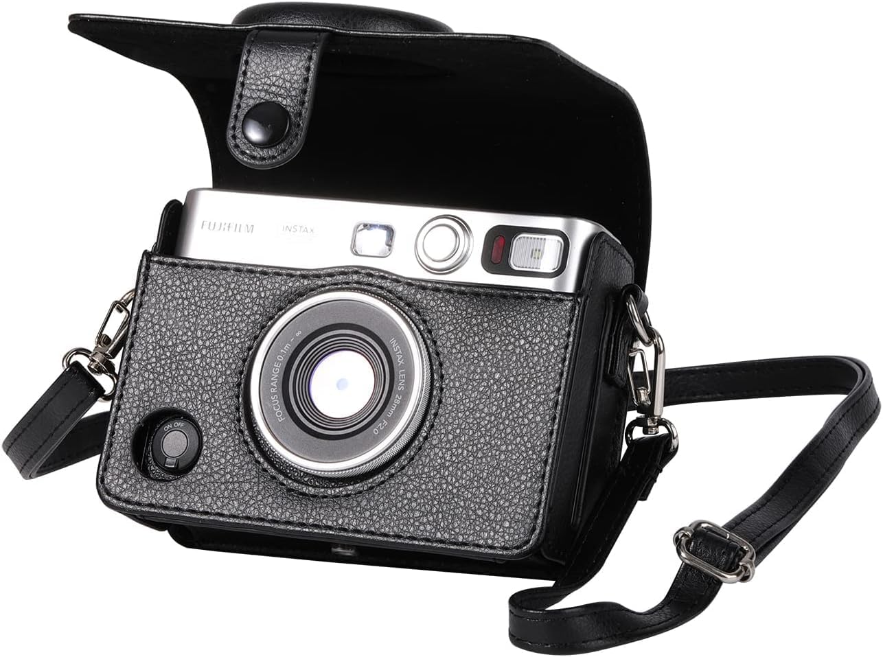 Custodia Trasparente Per Fujifilm Instax Mini Evo - Protezione In PVC Duro Con Tracolla - Foto 5