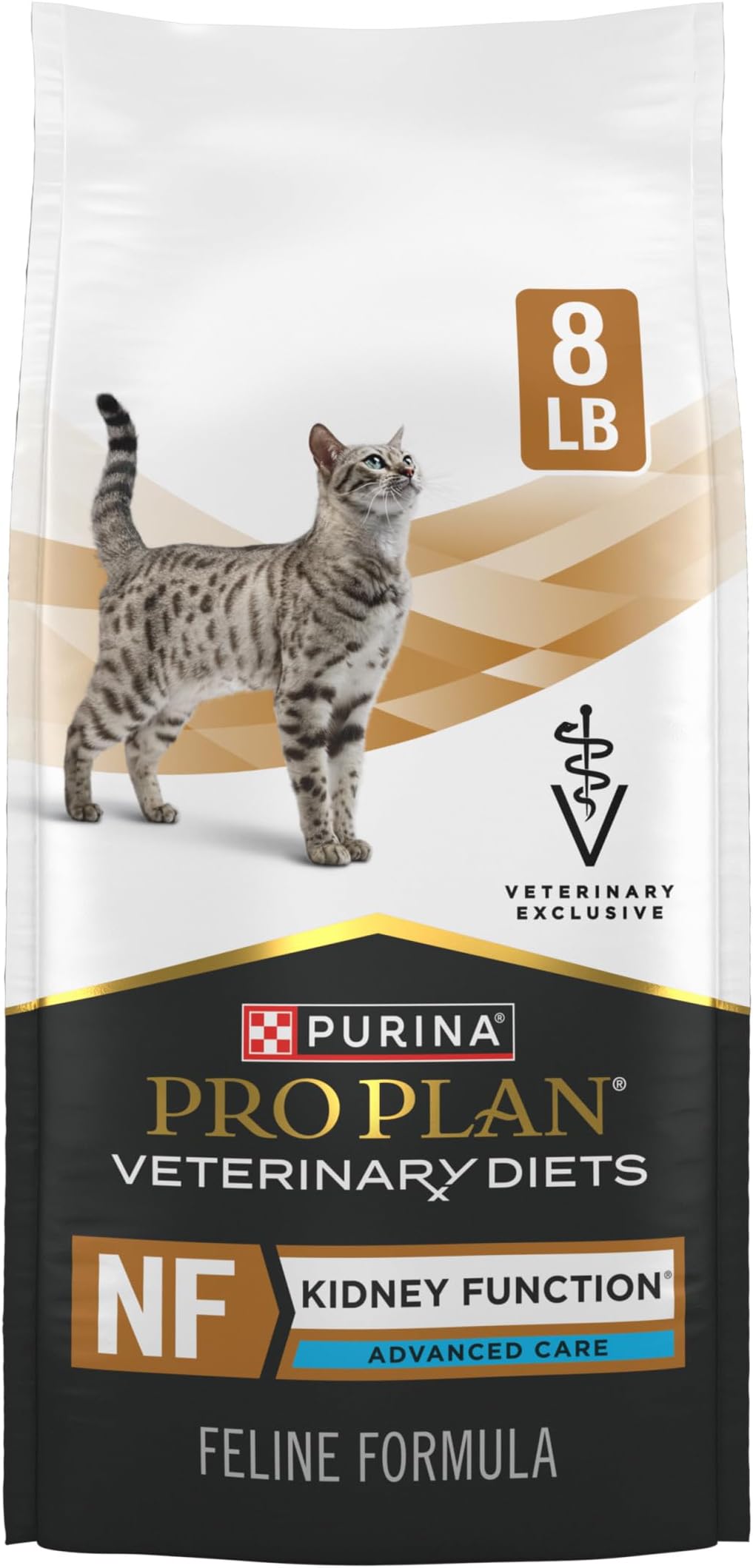 Pro Plan Veterinary Diets Purina NF Kidney Function Advanced Care Feline Formula Dry Cat Food - 8 lb. Bag