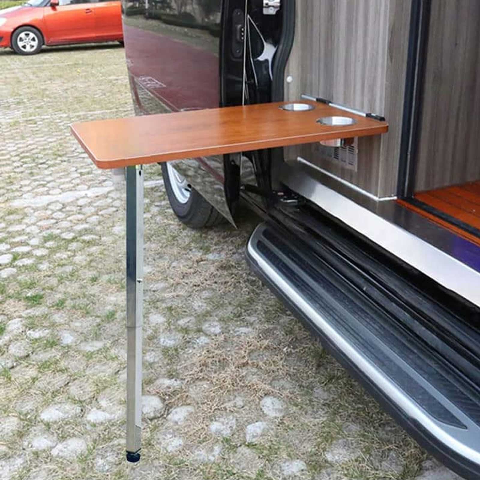 Regulowane nogi stołowe ze stali nierdzewnej – wytrzymałe, chowane podpórki do mebli 92 cm, przenośne i wszechstronne rozwiązania