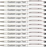 Vista 19 de Bolígrafos personalizados con nombre, icono, logotipo, texto, bolígrafo personalizado con lápiz capacitivo para iglesia de negocios, 100