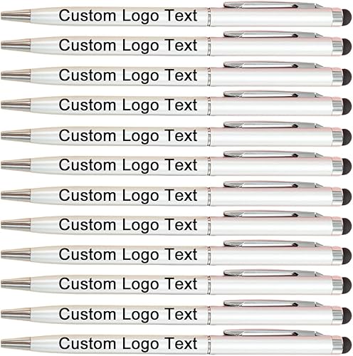 Miniatura 19 de Bolígrafos personalizados con nombre, icono, logotipo, texto, bolígrafo personalizado con lápiz capacitivo para iglesia de negocios, 100