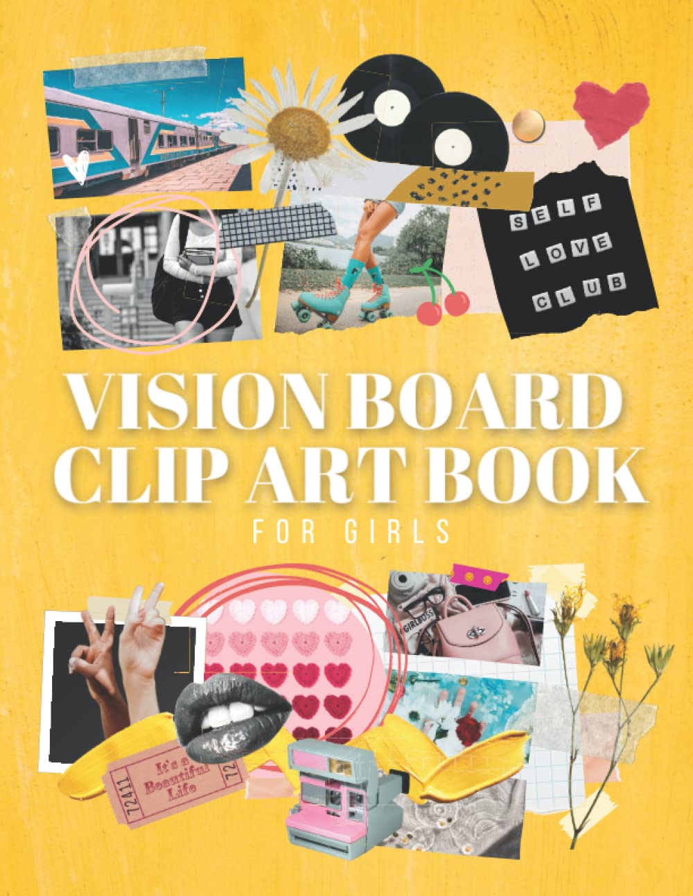 Buy Vision Board Clip Art For Girls 400+ Images, Words and Art To