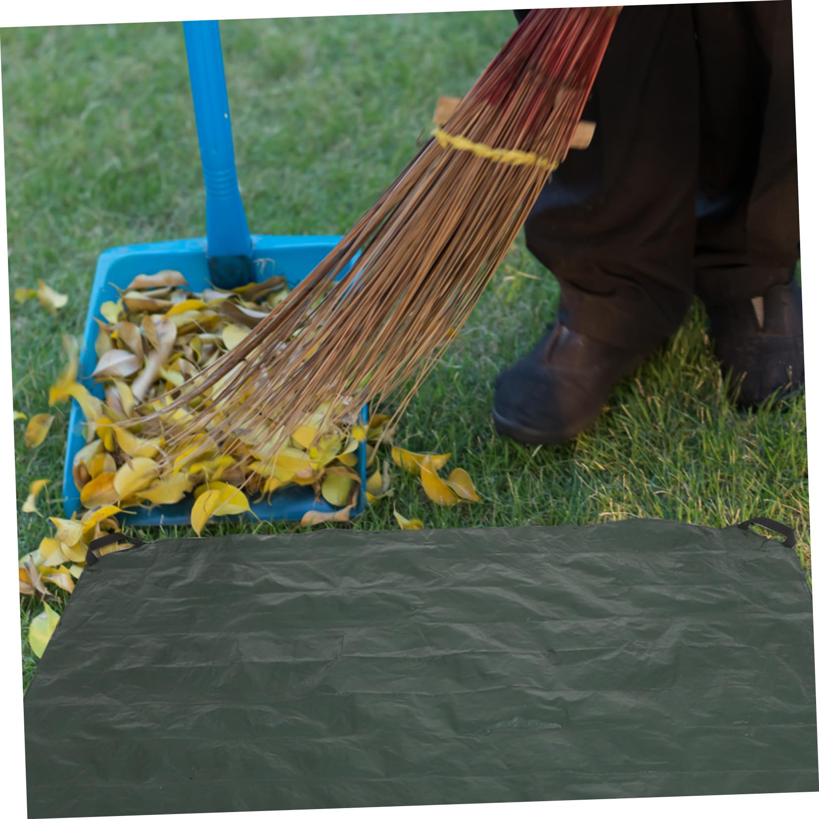 Laubsammelbeutel Herbst Mottoparty aus Pe mit Griffen für Gartenabfälle
