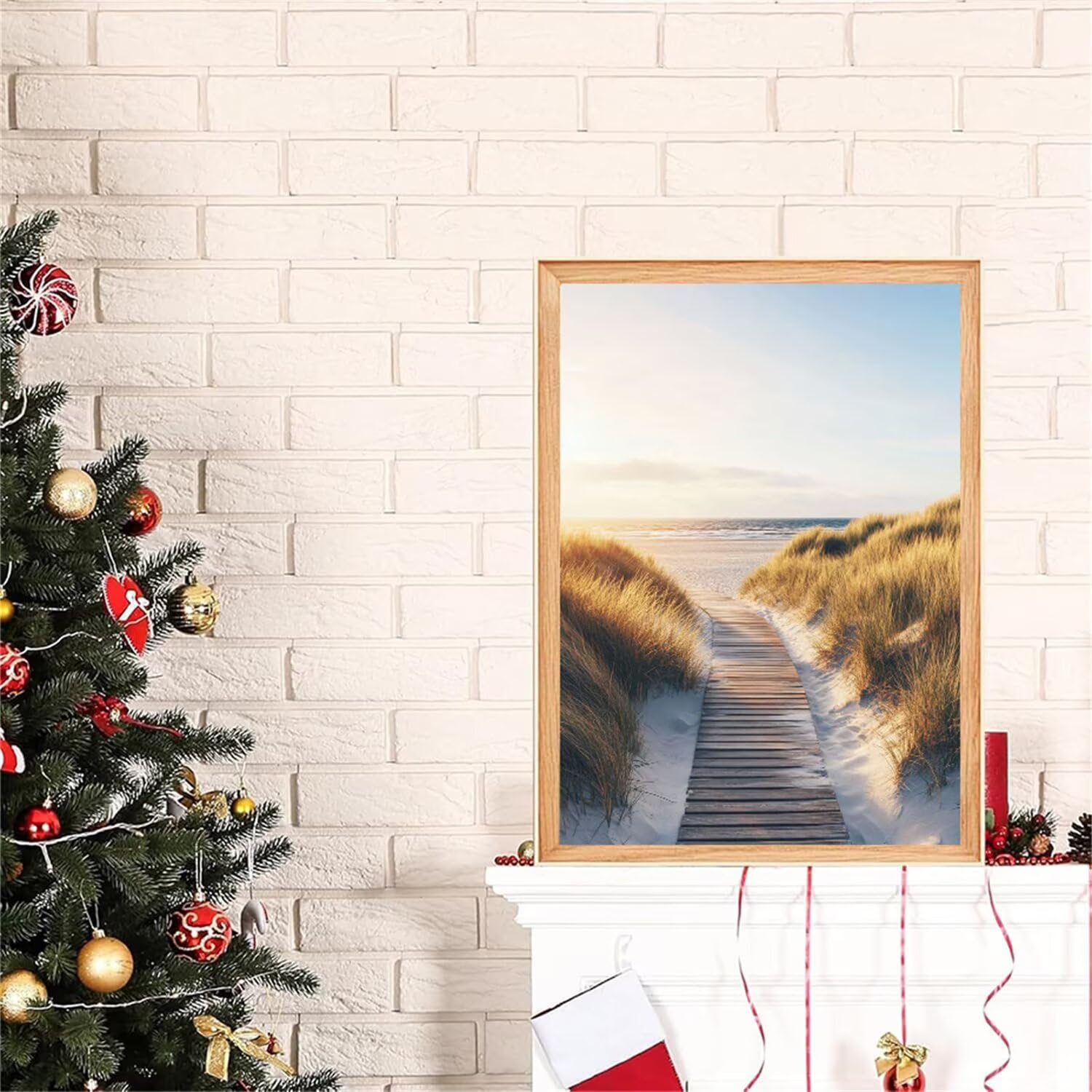 Malowanie diamentami 5D, trawa, obraz diamentowy 5D, obraz diamentowy 5D, zestaw do majsterkowania, do relaksu i dekoracji ściennej, do salonu, 60 x 180 cm, J0-719