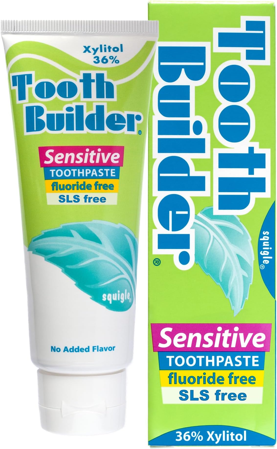 Tooth Builder Fluoride-Free Xylitol Toothpaste for Sensitive Teeth