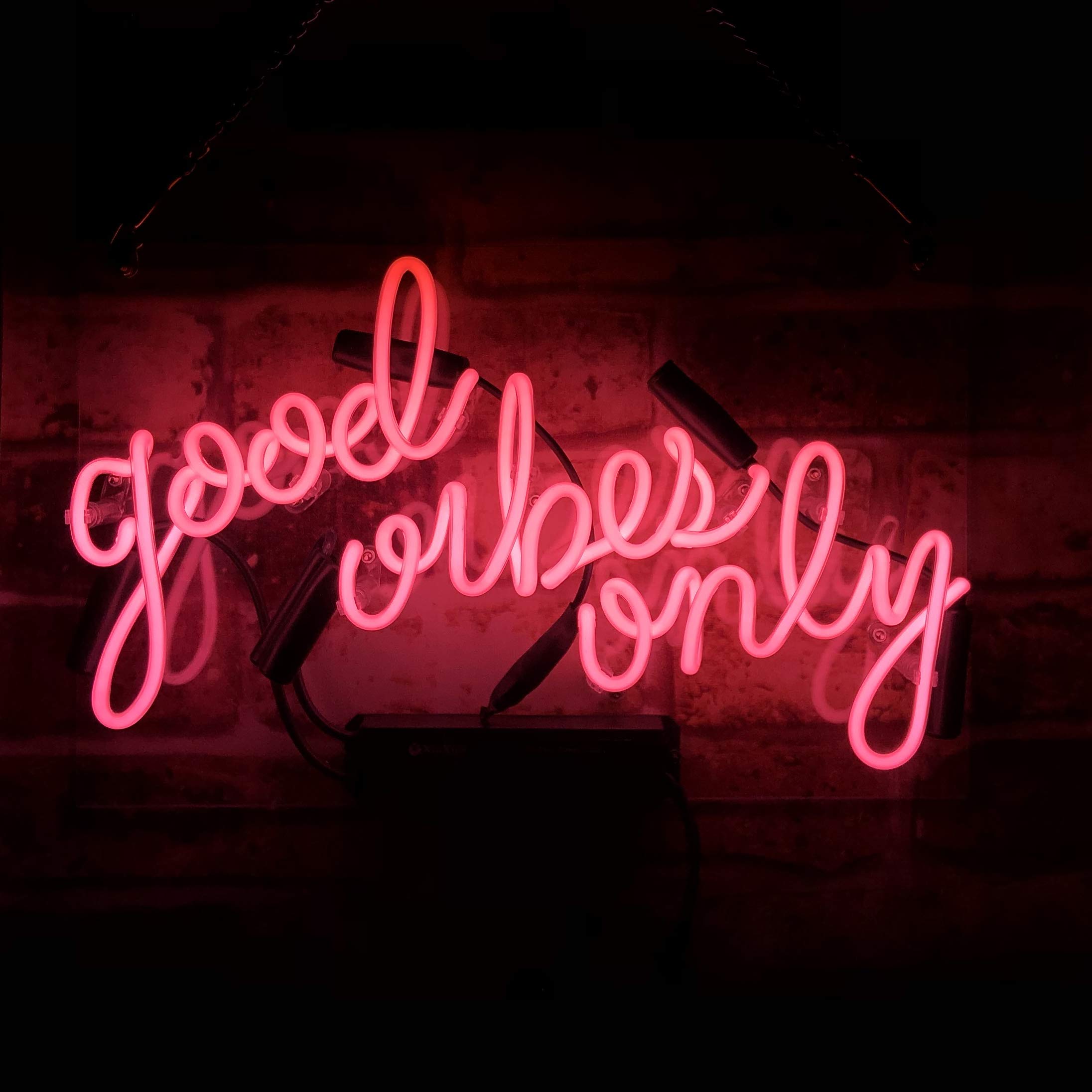 Amazon | [縁錦∞Enえんきki] good vibes only ネオンサイン