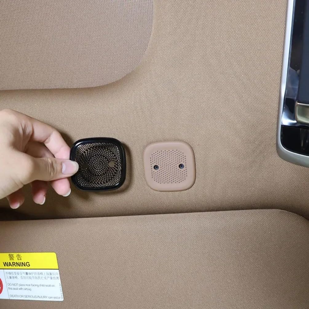 GOLTOL Compatible with Range Rover Sport/Vogue 2023 Black Car Roof Sound Audio Tweeter Speaker Trim Cover Sticker Decals Car Accessories