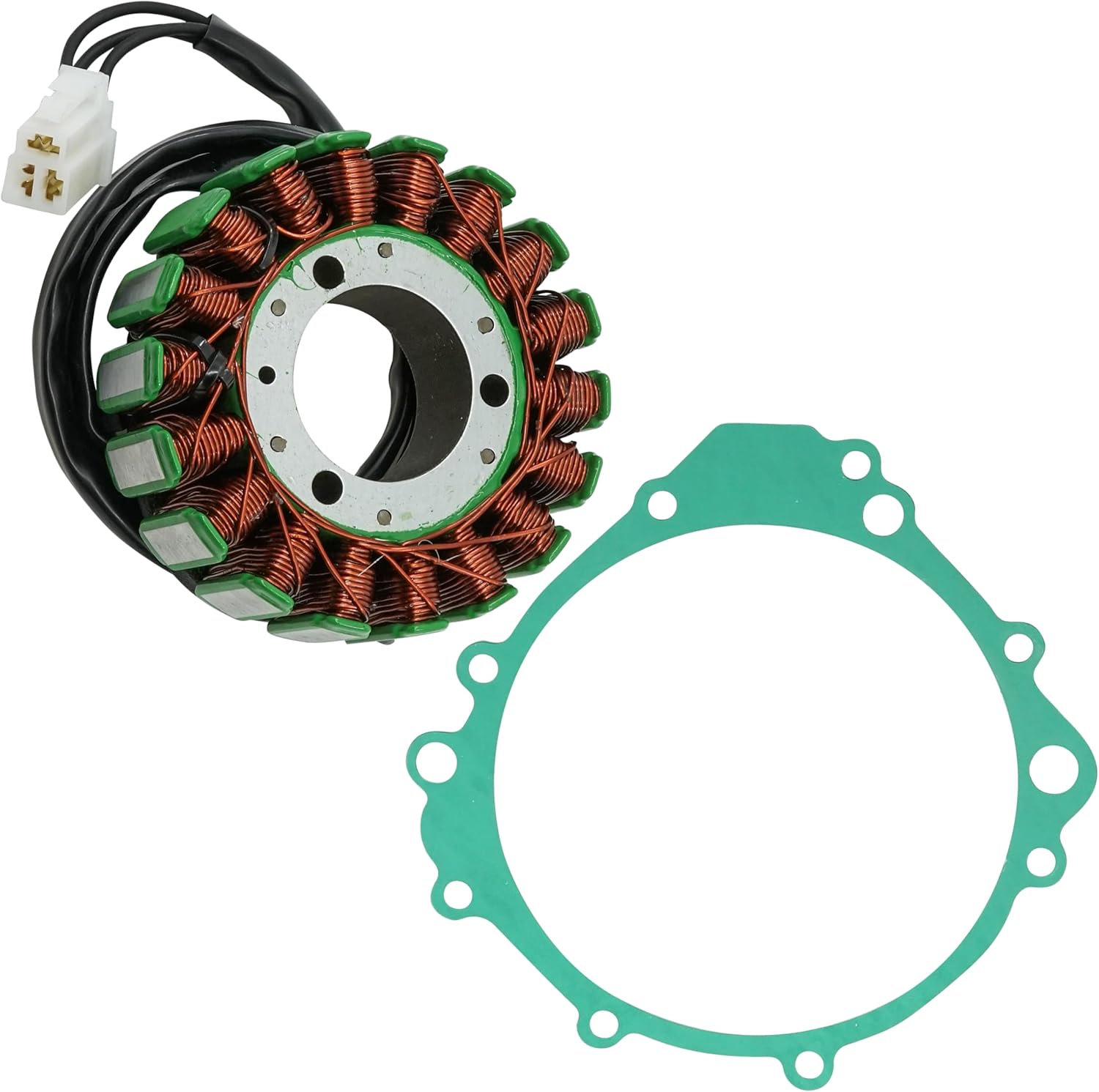 Caltric Stator and Gasket Compatible With Suzuki GSX-R750 GSXR750 1996 1997 1998 1999