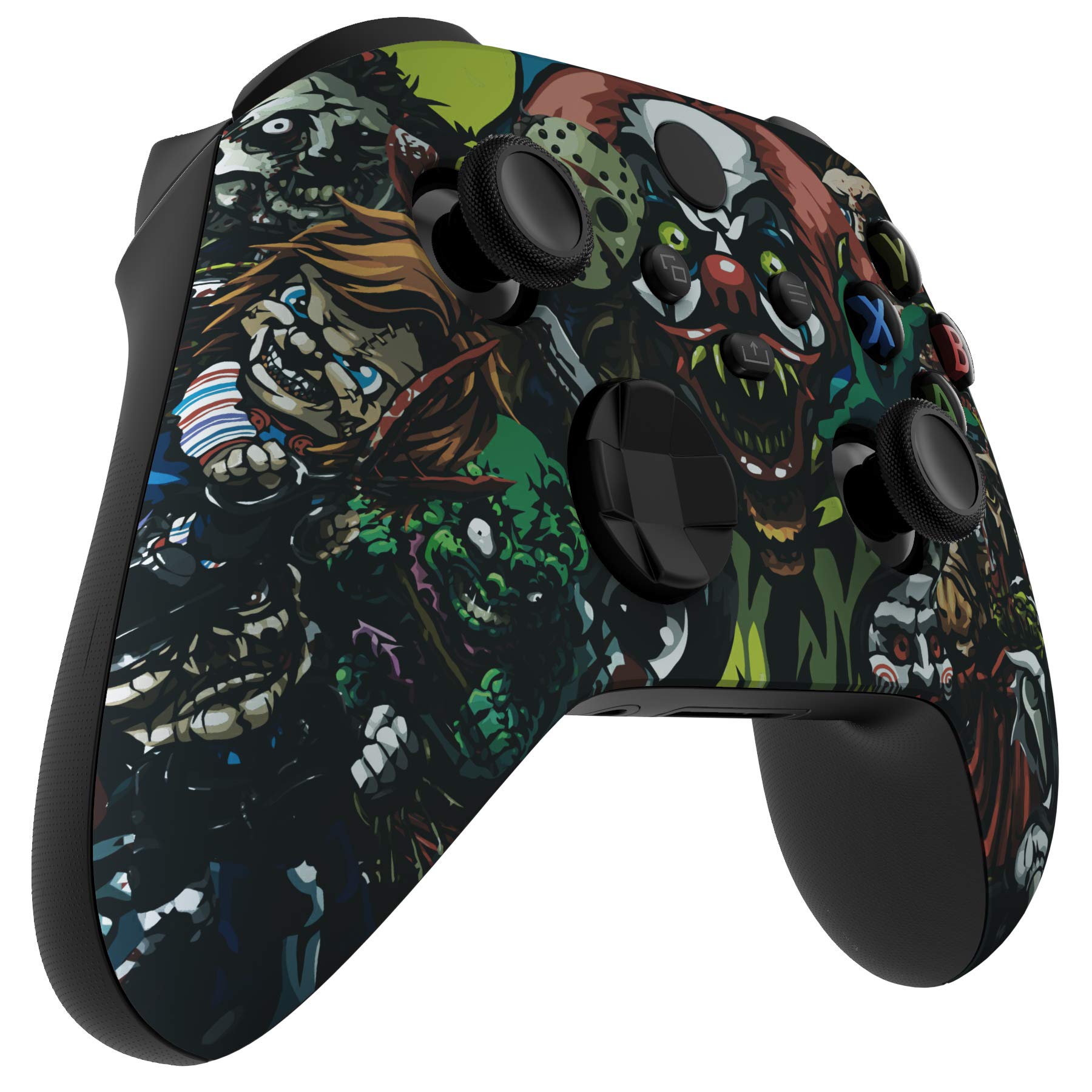 eXtremeRate Custom Shell for Xbox Series X & S Controller - Revitalize Your Controller - Scary Party Replacement Cover Front Housing Cover for Xbox Core Controller Wireless [Control NOT Included] - 5