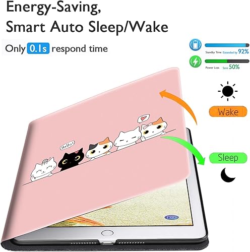 Miniatura 3 de Funda para Kindle Fire HD 10 y Fire HD 10 Plus (11 generación, versión 2021) Rossy Slim ajustable de 10.1 pulgadas con soporte inteligente con