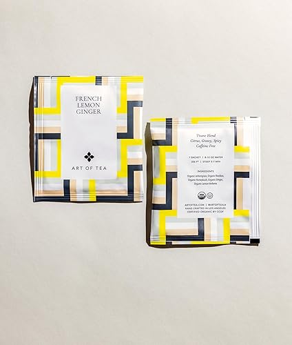 Miniatura 2 de Art of Tea  Jengibre francés de limón  50 bolsitas de té piramidales ecológicas