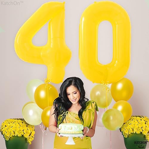 Miniatura 1393 de KatchOn, Globo dorado gigante del número 8 de 40 pulgadas, globo dorado del número 8 para decoraciones de cumpleaños de 8 años para niñas