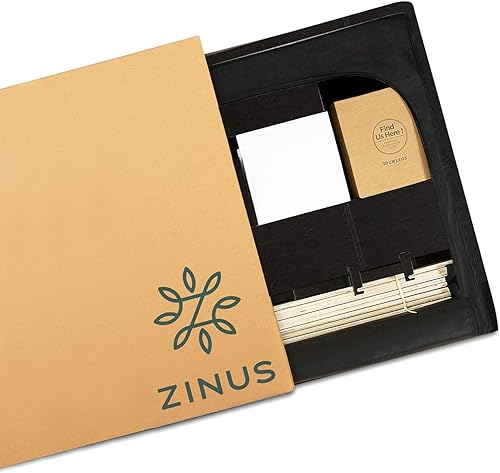 Miniatura 4 de Cama tapizada de plataforma Zinus Deluxe Faux Leather Cuero Marrón