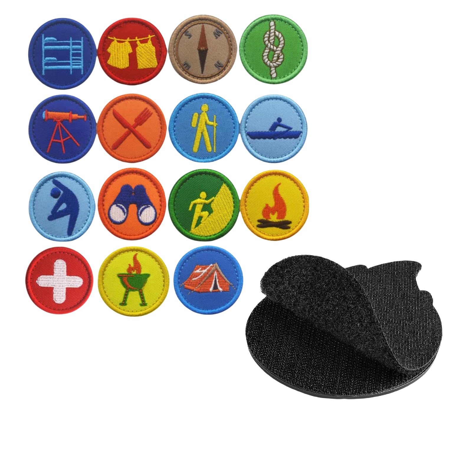 Patch moral hook and loop écusson scout sac à dos brassard