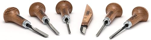 Narex Juego de cinceles para grabado en madera - 6 PCS HQ