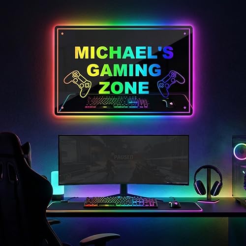 Miniatura 11 de Letrero de neón de garaje para decoración de pared para hombres, letreros de luz LED personalizados para taller de reparación de automóviles, cueva