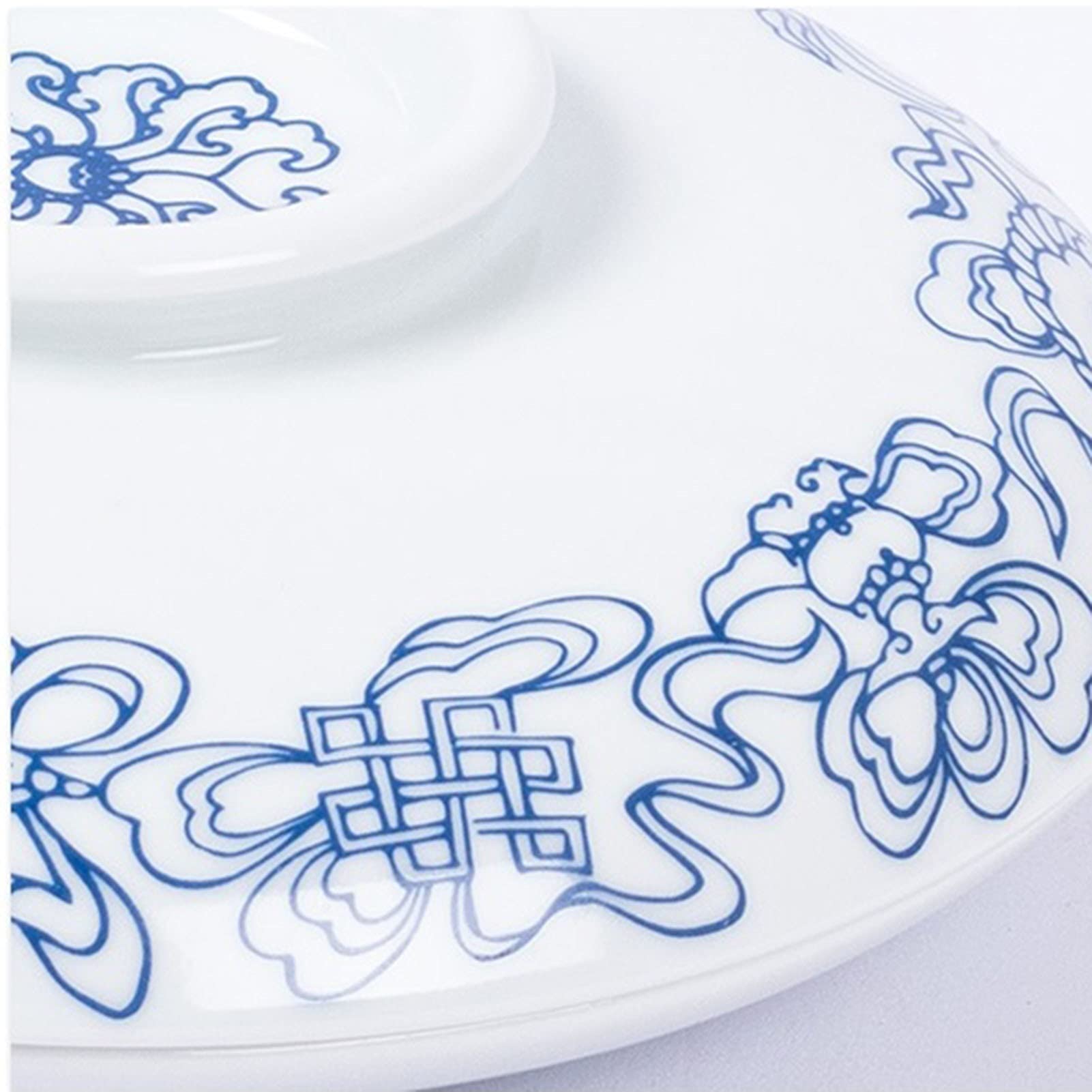 ApuaVireo&Co Ceramiczna paleta Eight-Treasure, szczelna chińska paleta farb do malowania, wielofunkcyjne przybory do nauki kaligrafii, łatwe w użyciu.