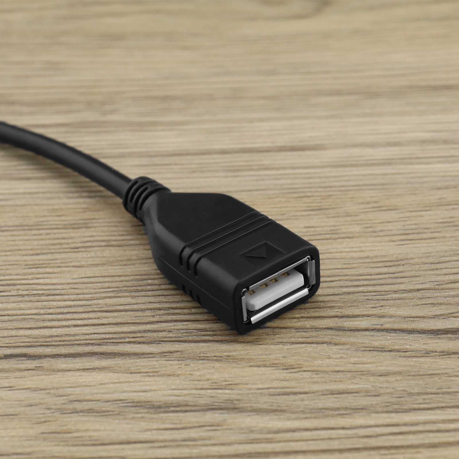 ECSiNG Zamiennik Kabla Adaptera USB Kompatybilny z Honda CIVIC/JAZZ/CR-V/CRZ/Costa/Account/Odyssey/Crosstour/Insight/Legend AUX
