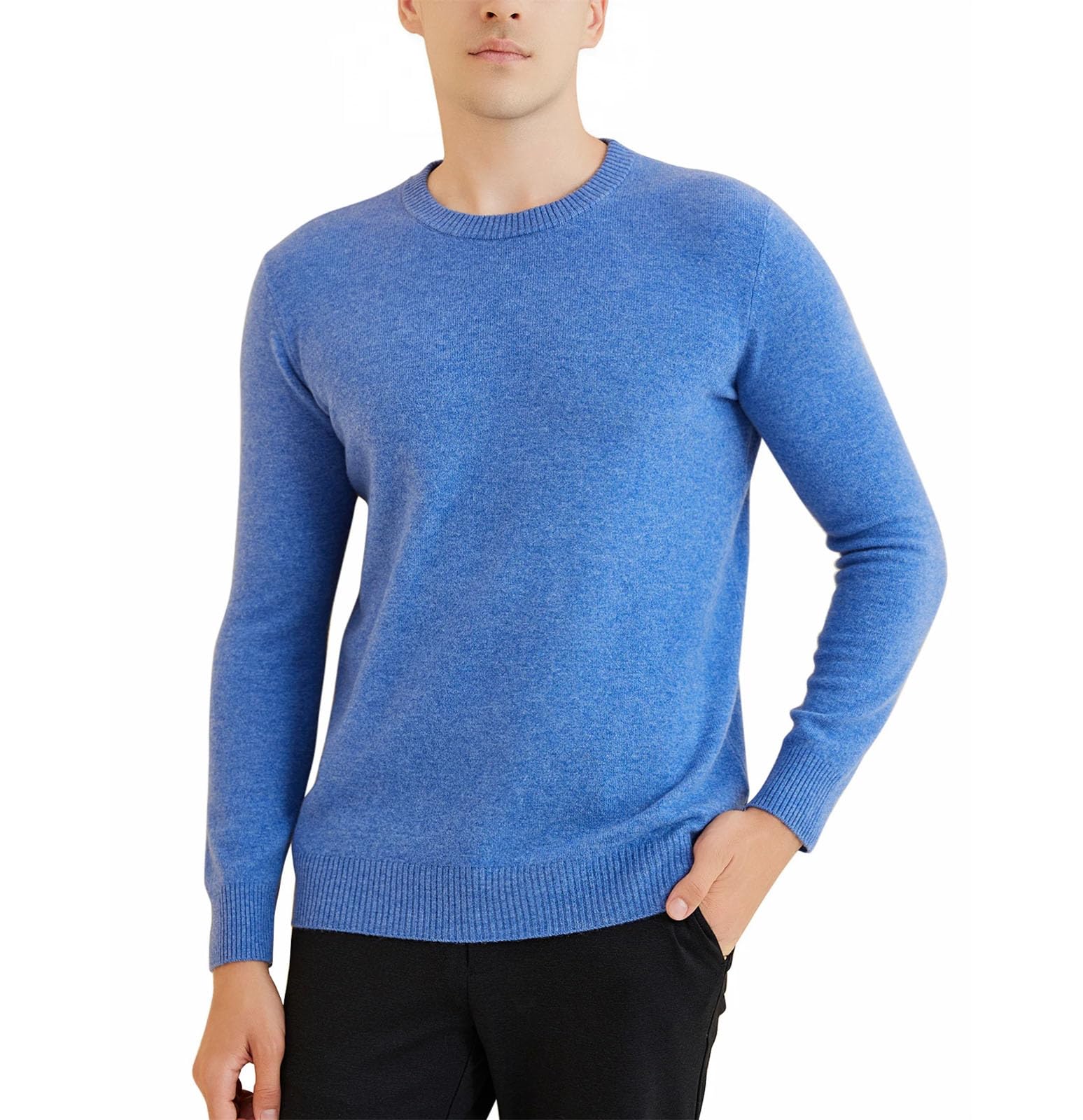 Maglione per gli uomini Maglioni in Maglia di Lana Inverno Caldo Manica Lunga Pullover Maschio Jumper Abbigliamento