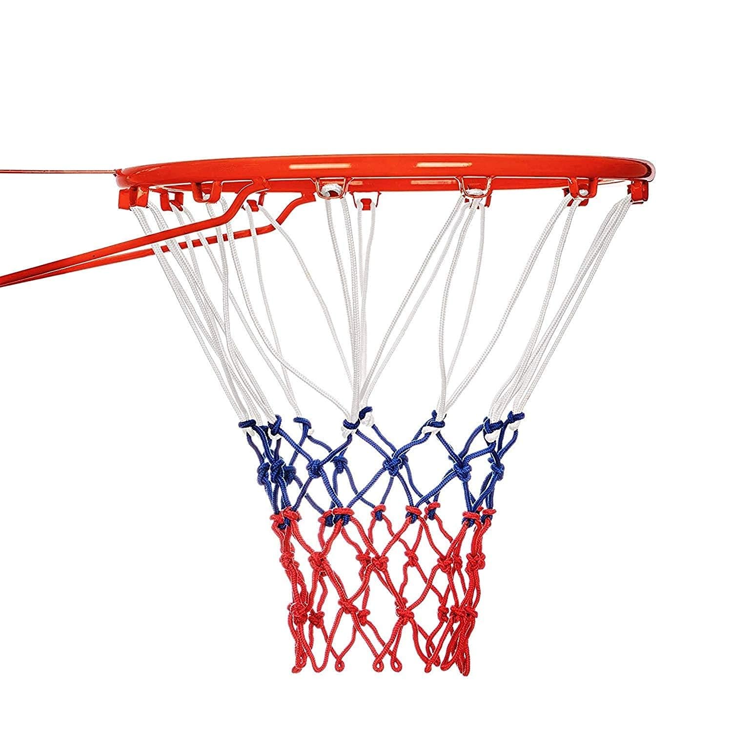 Elk Power Basketball Ring – 36 cm Diameter | 2 Nylon Nets + Screws & Bolts | Heavy-Duty Wall-Mount Hoop | Compatible with Ball Size 6 | Indoor & Outdoor Use-image-17