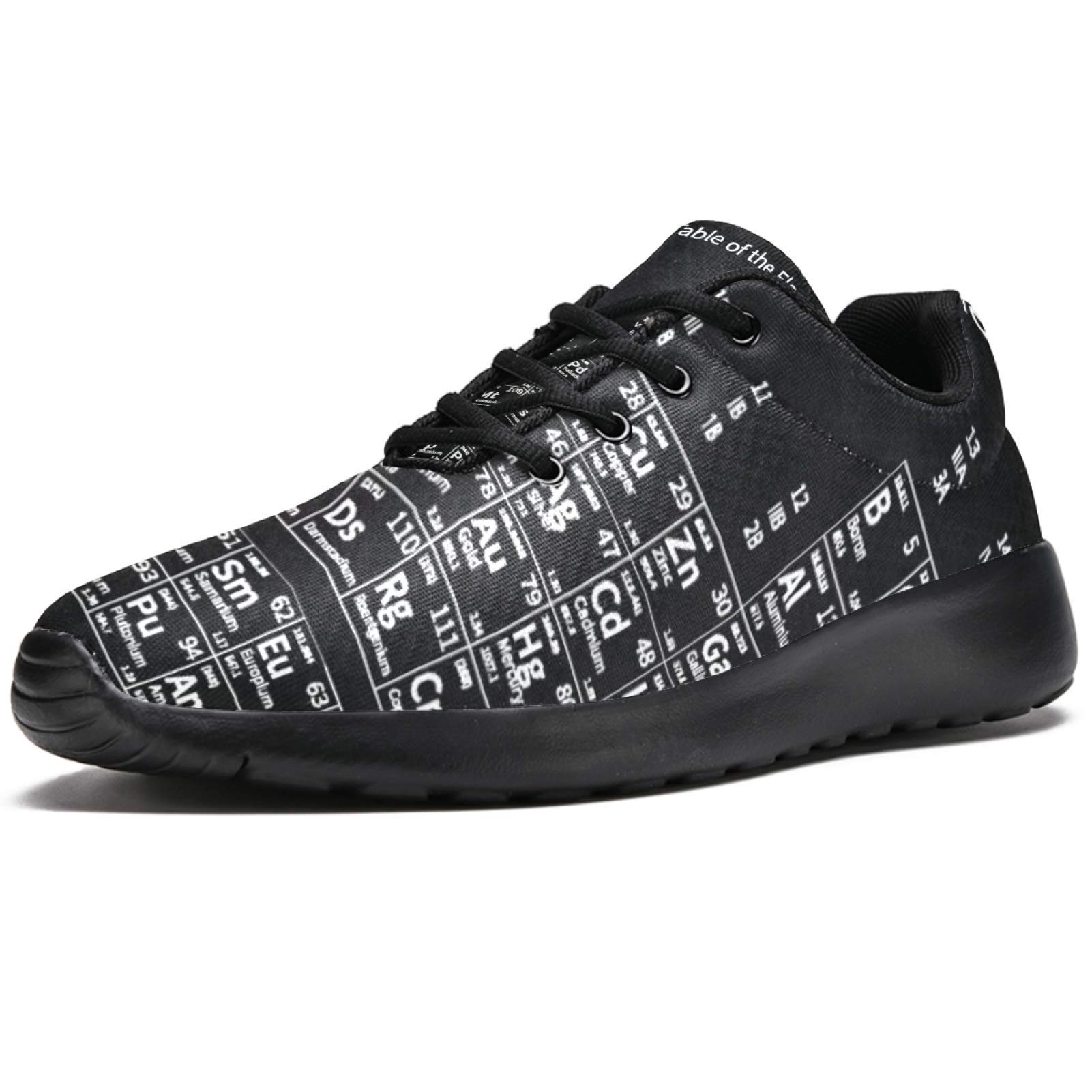 MAPOLO Periodic Table of The Elements Men's Casual Walking Shoes Sneaker Lightweight Stylish Athleti