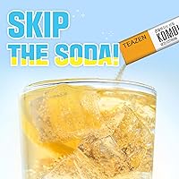 Vista 4 de TEAZEN Té Citron Kombucha, mezcla de bebida hidratante, sin azúcar, probióticos vivos y prebióticos, 10 barritas, 1.76 onzas