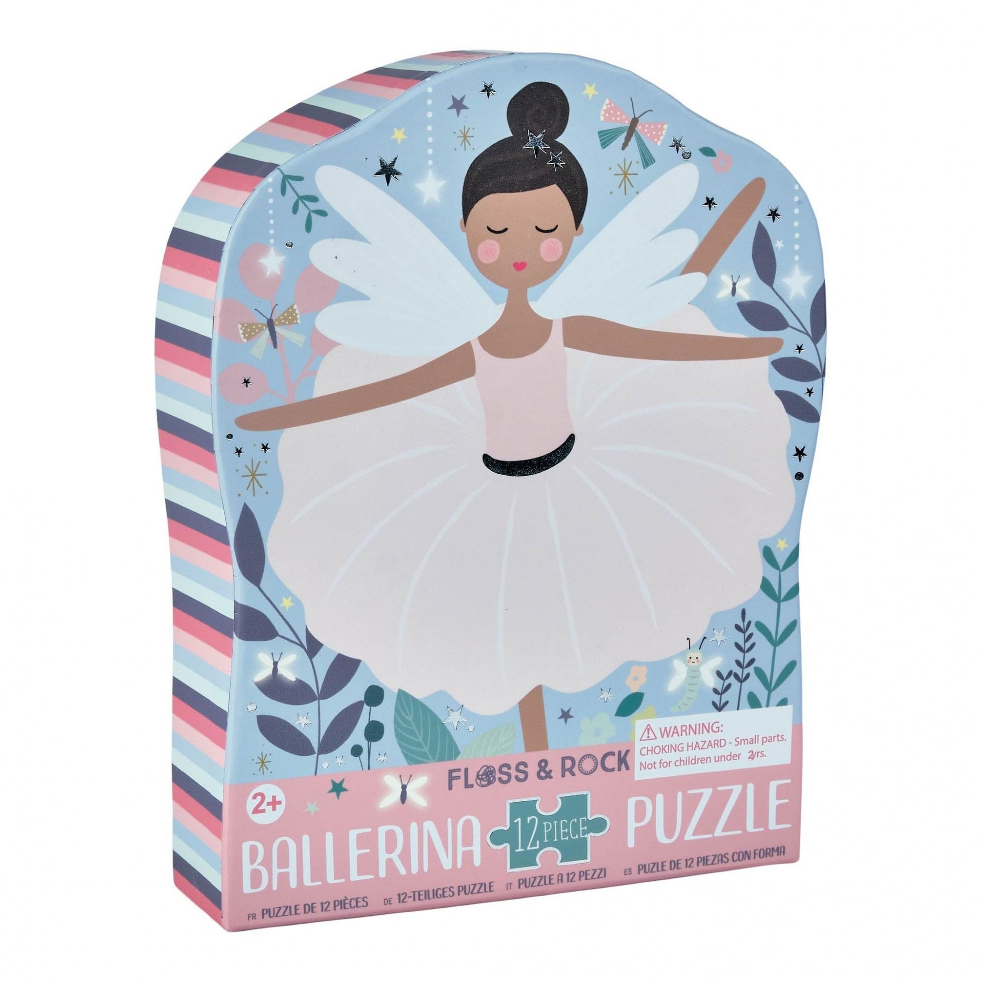 Floss & Rock 12-teiliges Geformtes Puzzle – Säge-Motiv, In Passender Formbox (SAW)