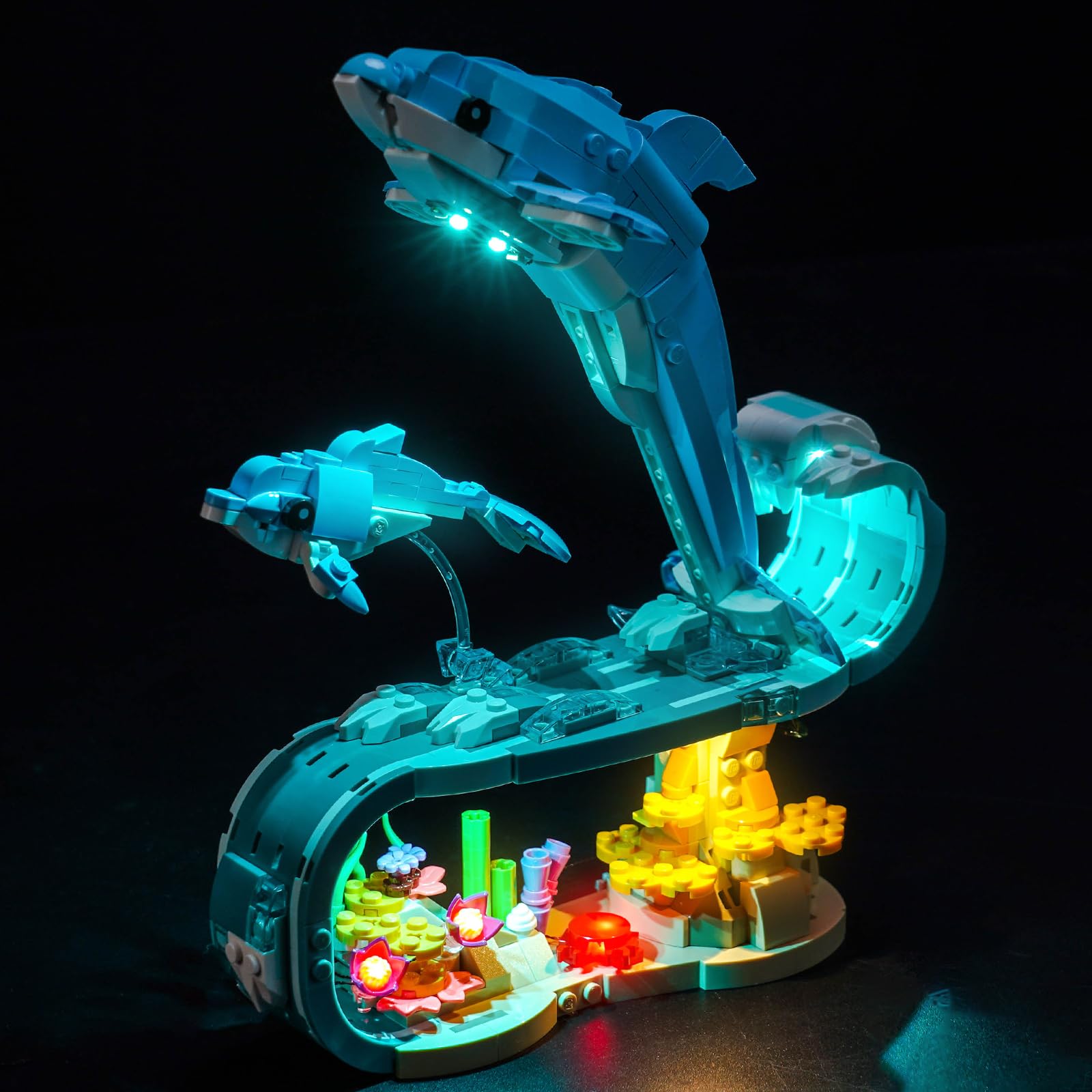 Light Kit Compatible with Lego 31385 Sea Animals: Beautiful Dolphins (No Model)
