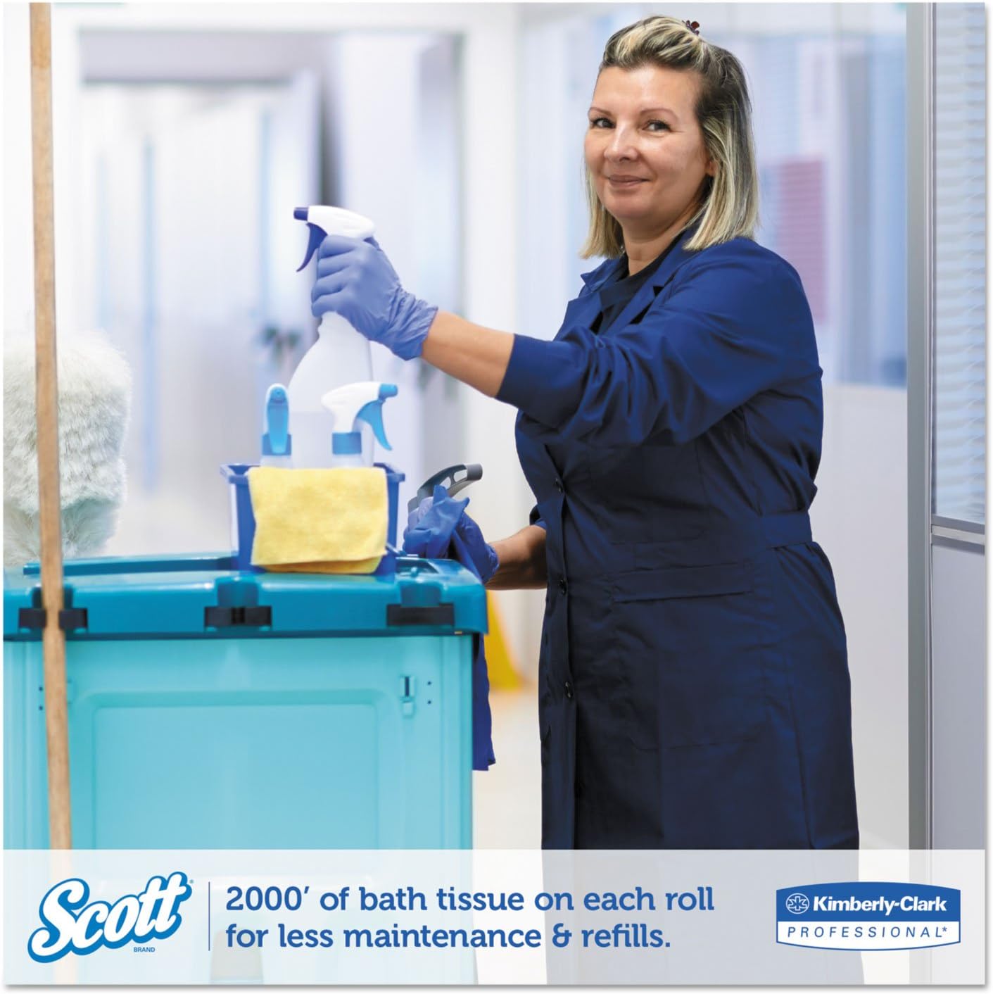 Kimberly Clark C-Scott 1Ply Jrt 3.7in 2000Ft Whi 12