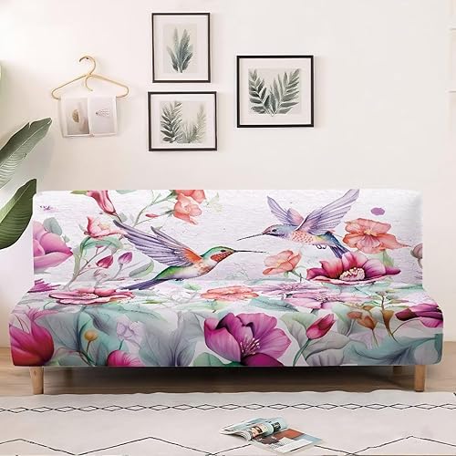 Miniatura 32 de Fundas para sofá cama con estampado de vaca marrón girasol con bandas elásticas para el hogar, sala de estar, fácil de instalar, antideslizante,