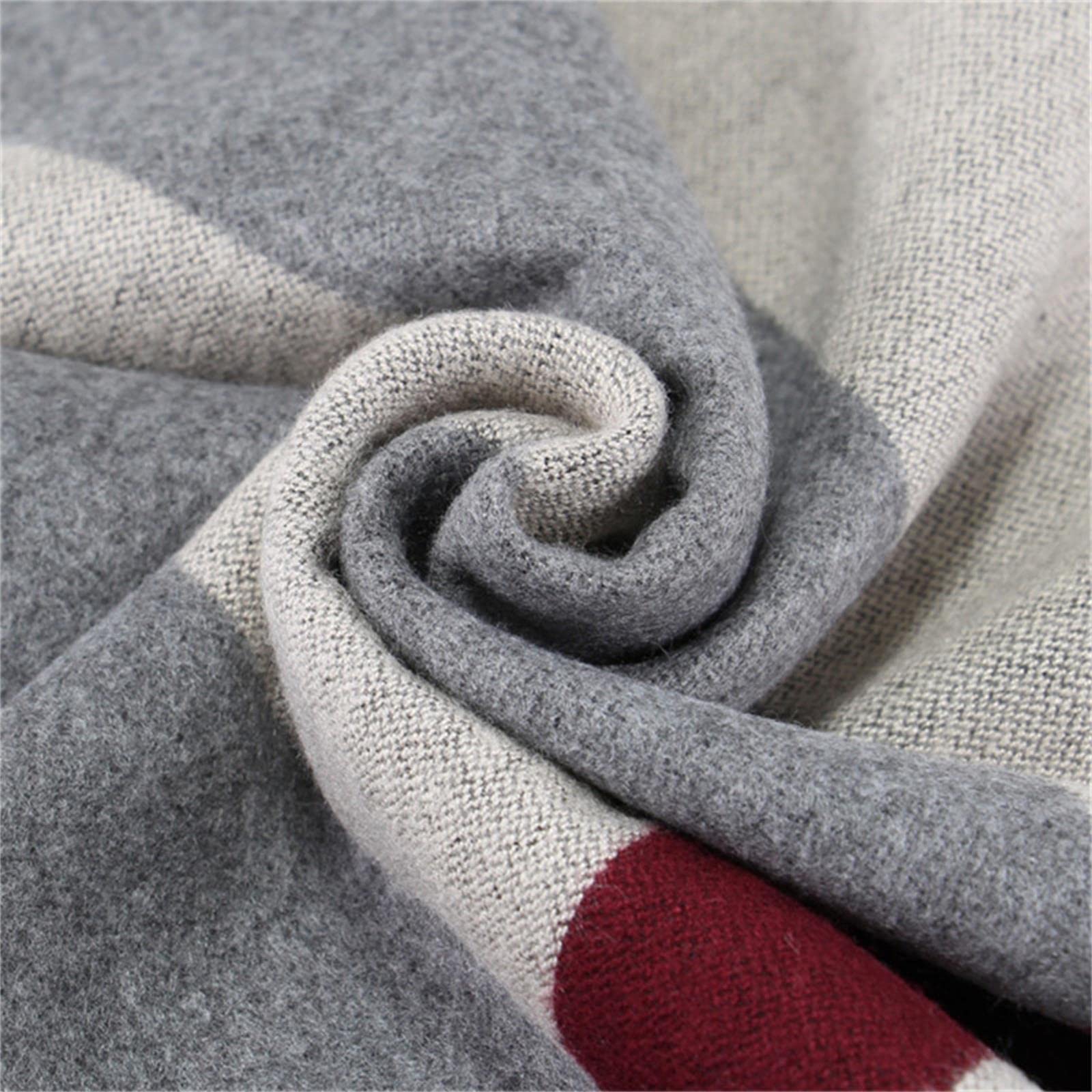 Sciarpa Sciarpa di Cashmere Addensatore Maschile da Uomo Invernale