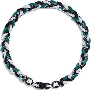 Premium 18inch Baseball Necklace w/Nylon Tri-Braided Rope Tornado Design
