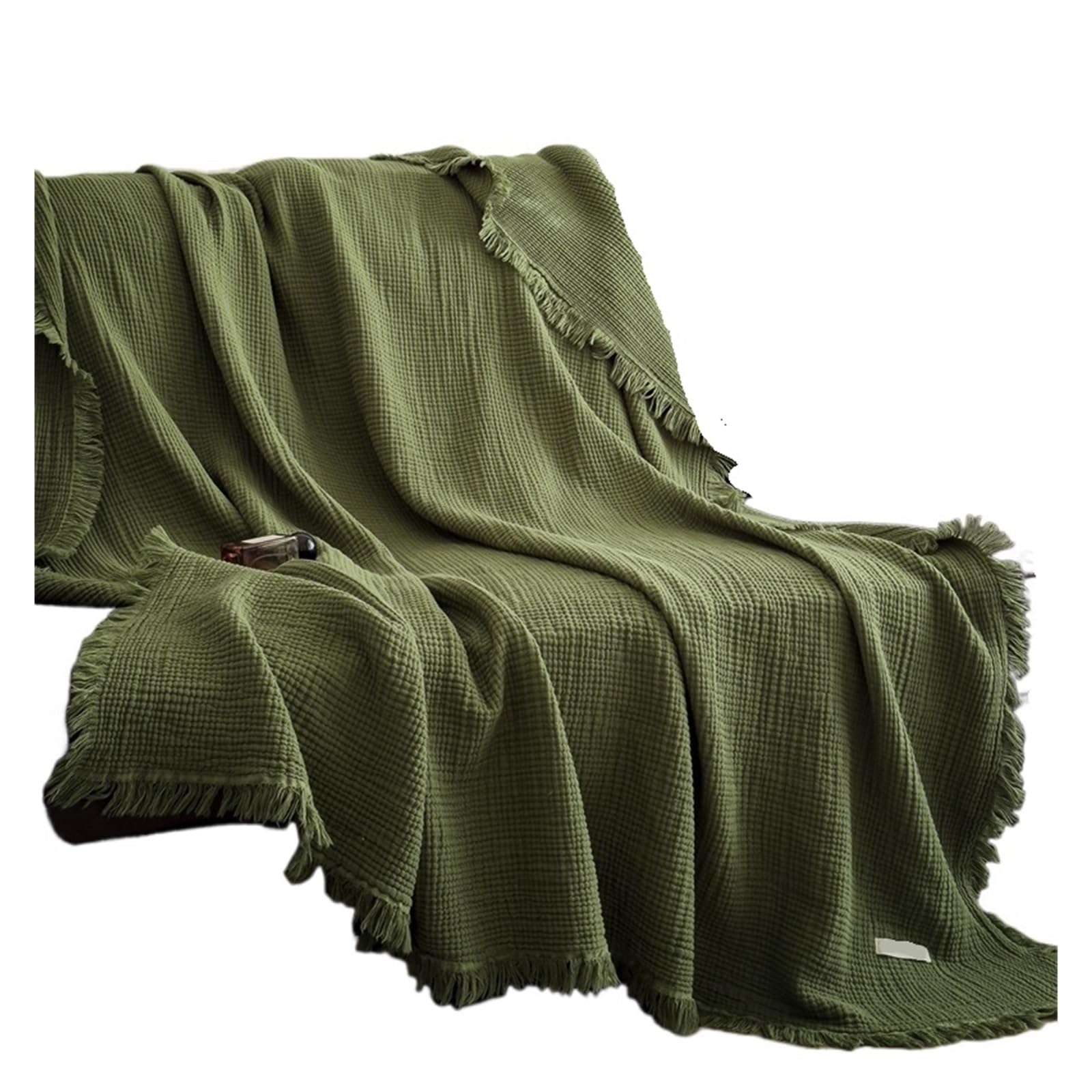 Couverture d'été légère et respirante 150x200 en fil à six couches