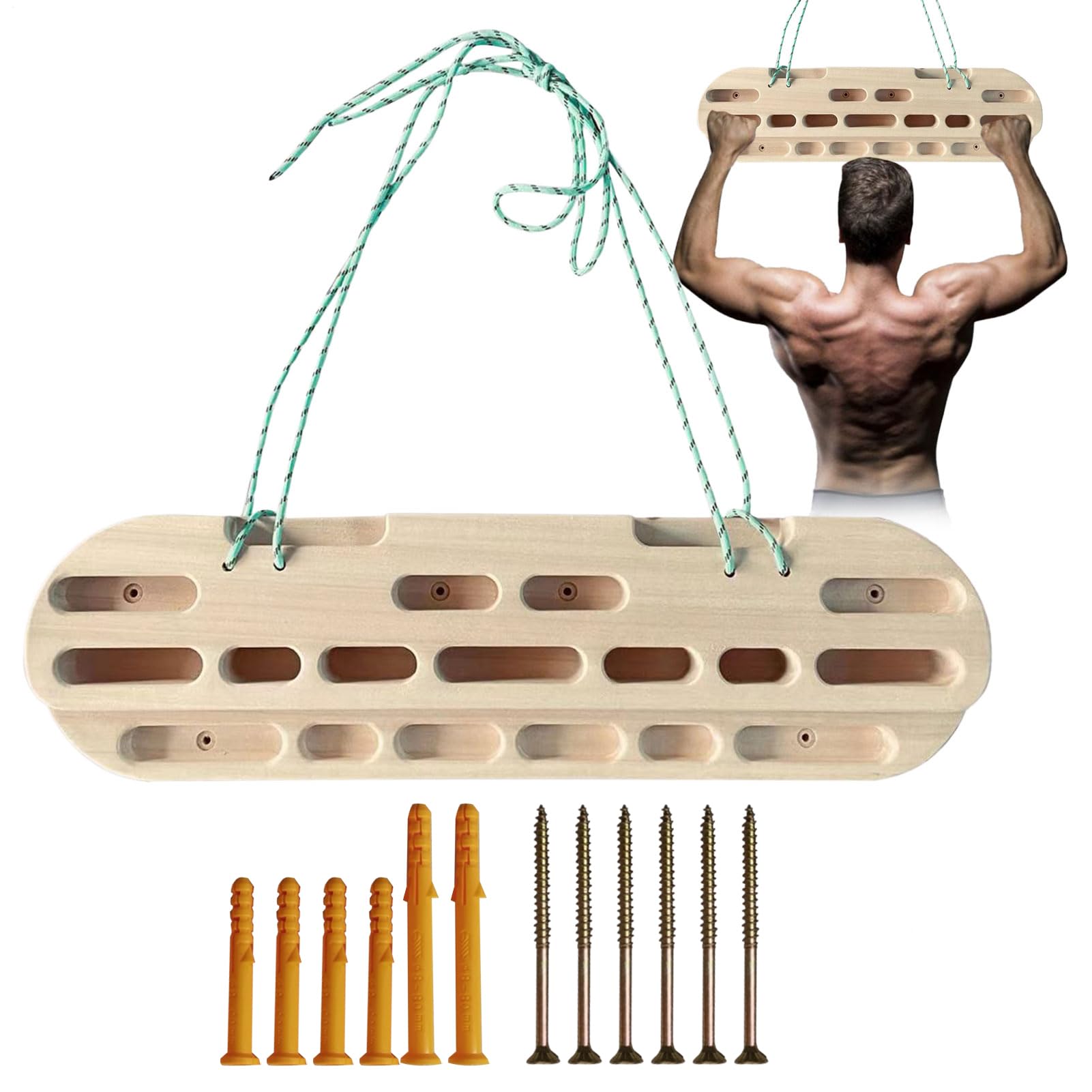 Klettern Hangboard Climbing Board Klettern Training Heimausrüstung Kletterboard Fingerboard Fingerstärker Grip Hangboard Bouldering Equipment Für Alle Klettertrainer