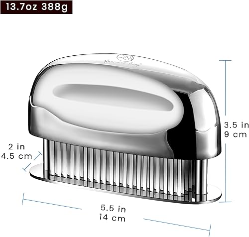 Miniatura 8 de Herramienta ablandadora de carne, cuchillas de aguja ultra afiladas 100% acero inoxidable, utensilios de cocina resistentes, herramienta de aguja