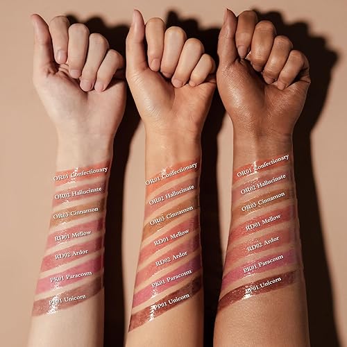 Miniatura 6 de FOCALLURE Lápiz labial brillante, brillo labial hidratante y voluminoso, acabado brillante, hidratante, larga duración, maquillaje de labios de copa