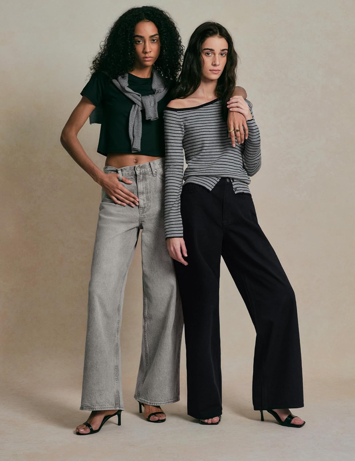 Women's Adjustable Wasit Wide Leg Jeans Baggy High Waisted Jeans Y2K Casual Trendy Denim Pants - Image 6