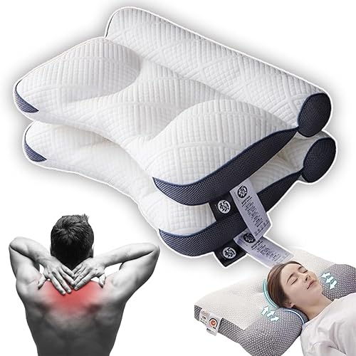 IVYDREVER Almohada de plumón de ganso cómoda para mejorar el sueño, apoyo cervical para mejorar el sueño, almohada de plumón de ganso cómoda,