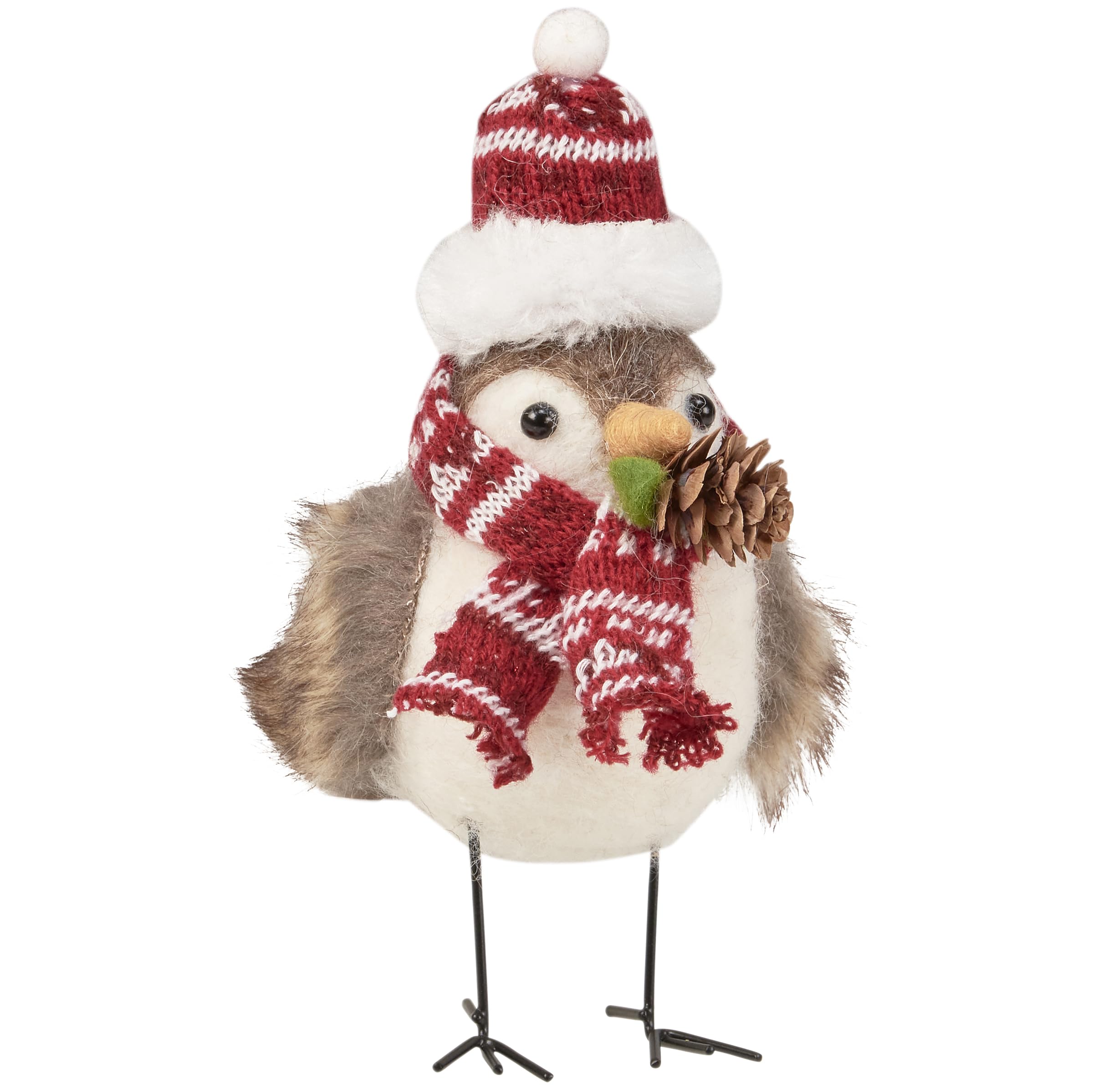 Critter des mésanges d'hiver figurine oiseau textile Primitives by Kathy
