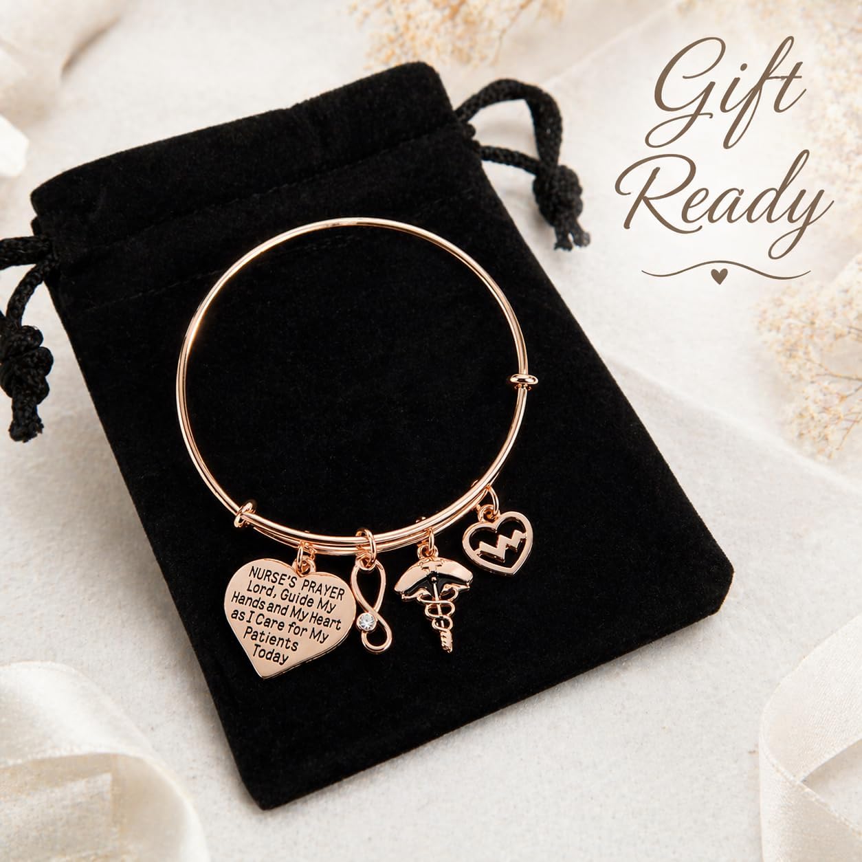 Infinity Collection - LPN Charm Bracelet - LPN Bangle Nursing Appreciation Gift for RN LPN Graduation Licensed Nurse